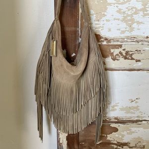 Chocolate, faux, leather purse from Italy!